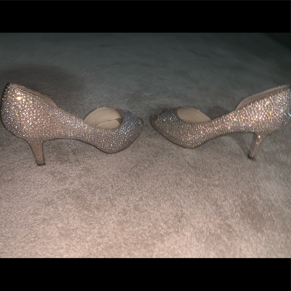 Champagne Crystal Heels